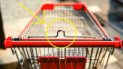 Зачем на тележке для покупок нужна такая петля? Вот как ее использовать