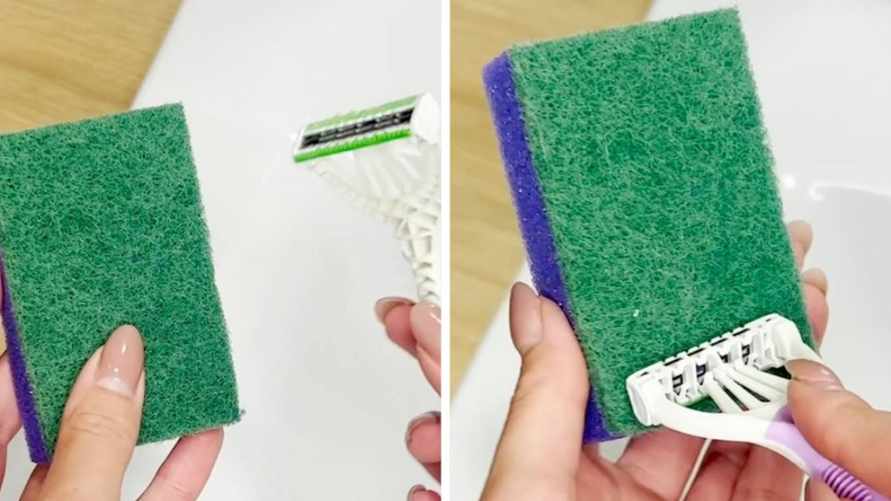 Зачем тереть бритву о губку? Вот как этот странный лайфхак поможет сэкономить