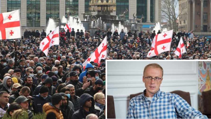 "Пытаются демонизировать Украину" - Киев отверг обвинения в подготовке мятежа в Грузии