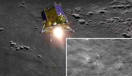 НАСА показало новый кратер на Луне, появившийся из-за России