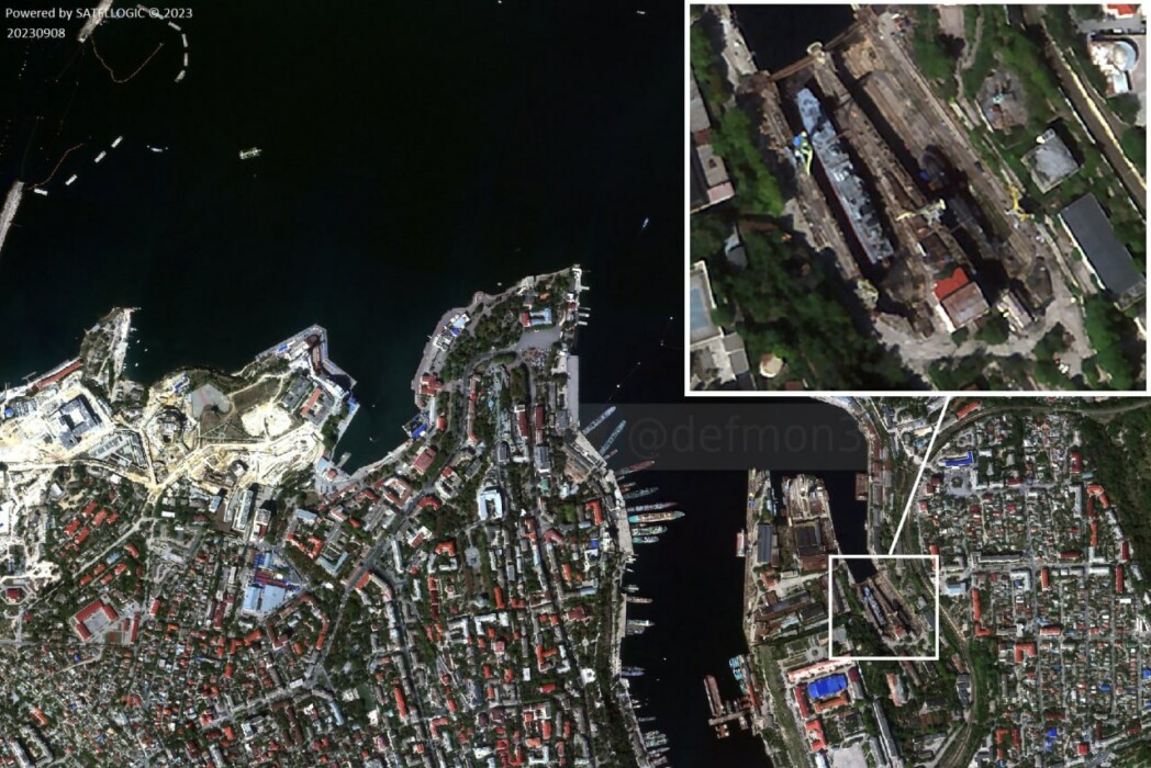 В ГУР Украины заявили о повреждении десантного корабля и подлодки в результате удара по Севастополю
