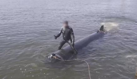 Появилось видео испытаний нового украинского подводного дрона «Маричка»