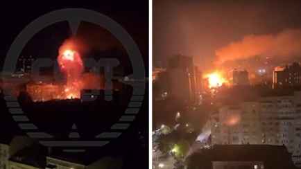 «По-любому не ракета!» — Взрыв беспилотника в российском Ростове-на-Дону попал на видео