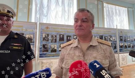 Российские СМИ показали интервью с живым командующим Черноморским флотом