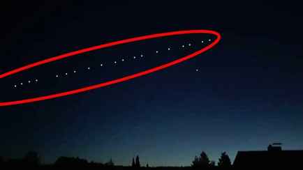 Над Польшей заметили «космический поезд» Илона Маска. Белорусам приготовиться?