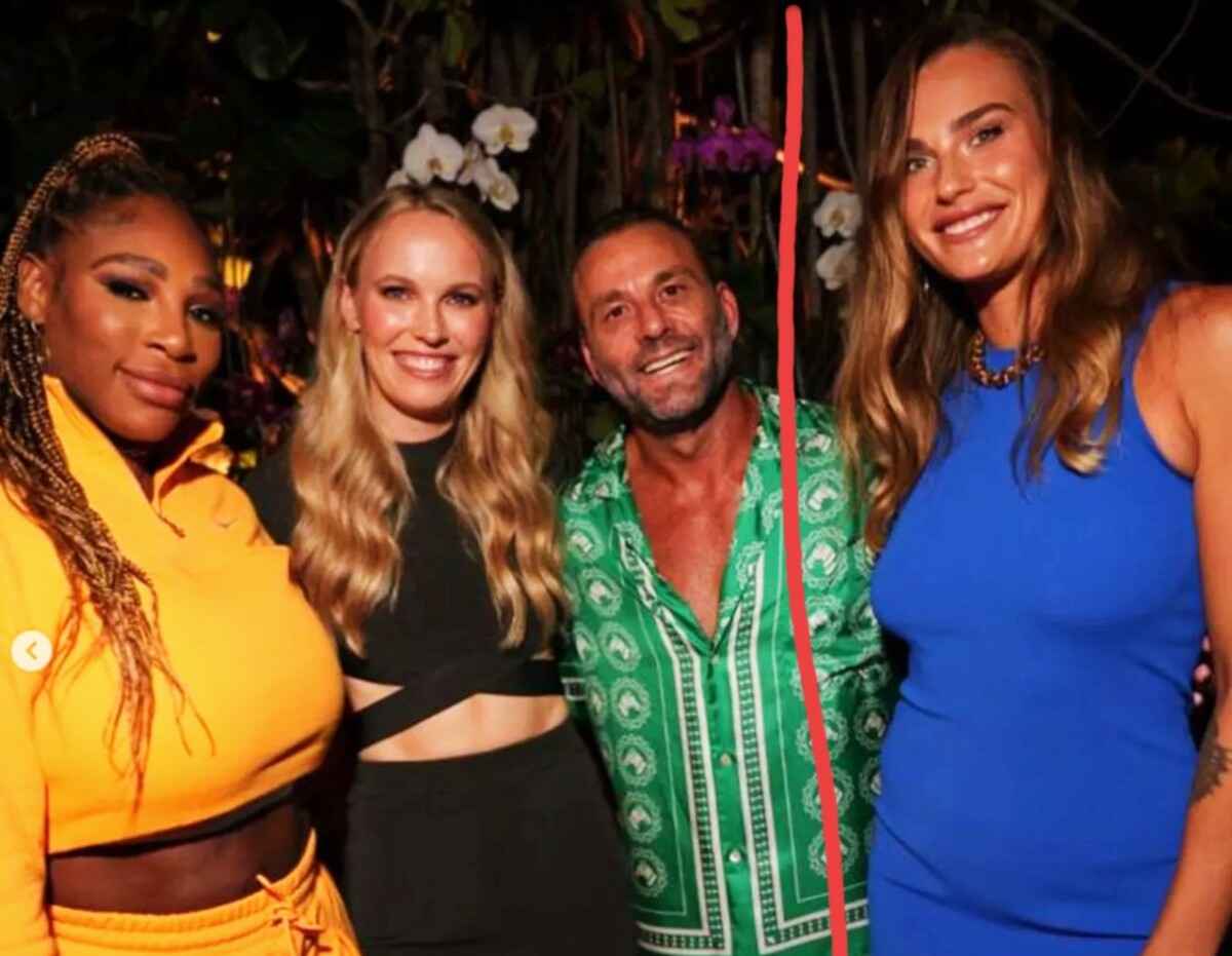 Серена Уильямс обрезала Соболенко на фотографии и опубликовала в Instagram. Вот как оценили фанаты