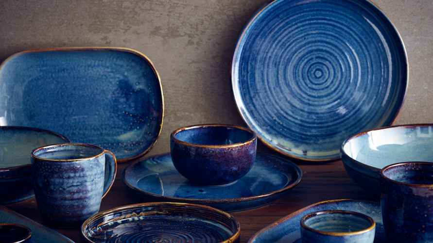 Голубые тарелки - самые подходящие?