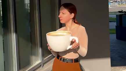 «Подаваться должно с бригадой скорой» — Столичное кафе предложило огромную чашку кофе. Что ответили белорусы?