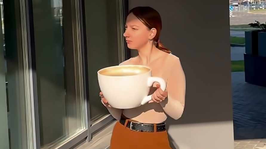 "Подаваться должно с бригадой скорой" - Столичное кафе предложило огромную чашку кофе. Что ответили белорусы?