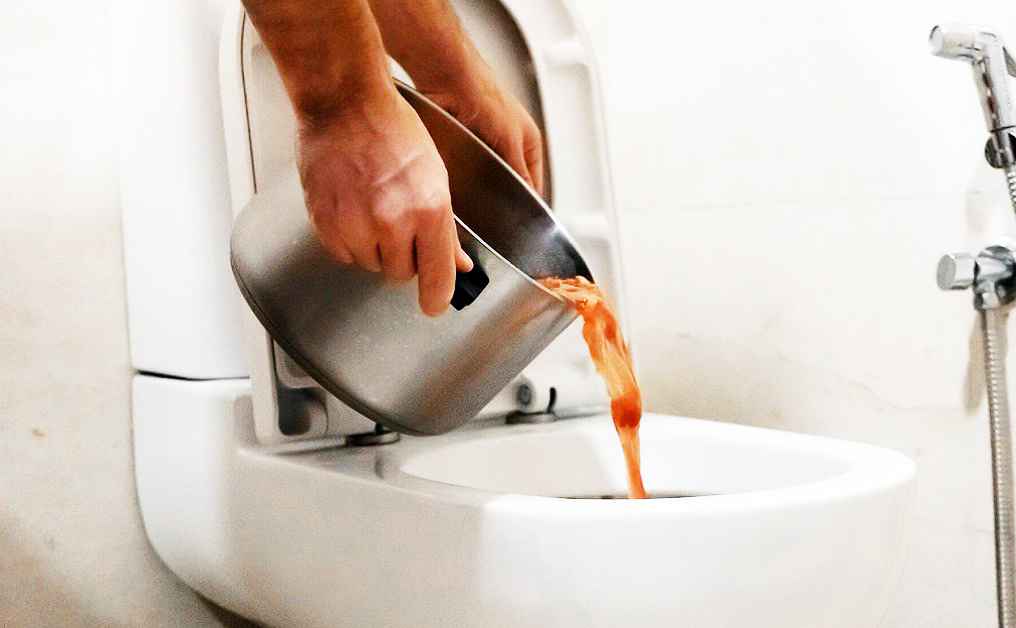 Куда выливать остатки супа? Вот способ, чтобы не засорять унитаз