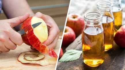 Как сделать яблочный уксус дома за копейки? Понадобится кожура и еще два продукта
