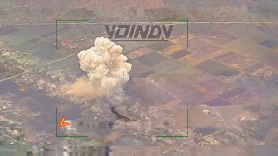 Удар по расположению украинских войск "Искандером"