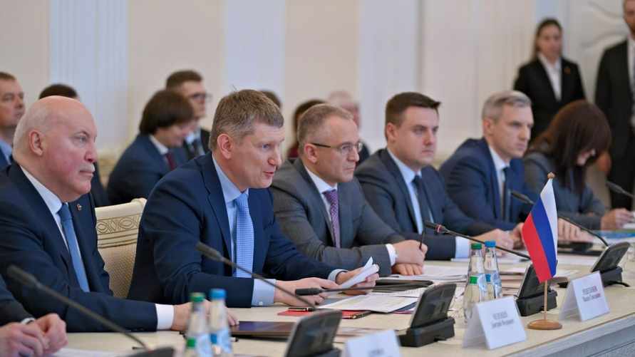 Фото: совместное заседание коллегий Минэкономики РБ и МЭР РФ в Бресте