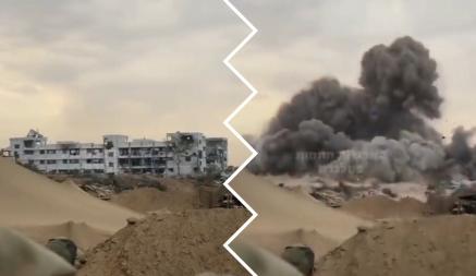 ЦАХАЛ подорвал здание парламента в Газе