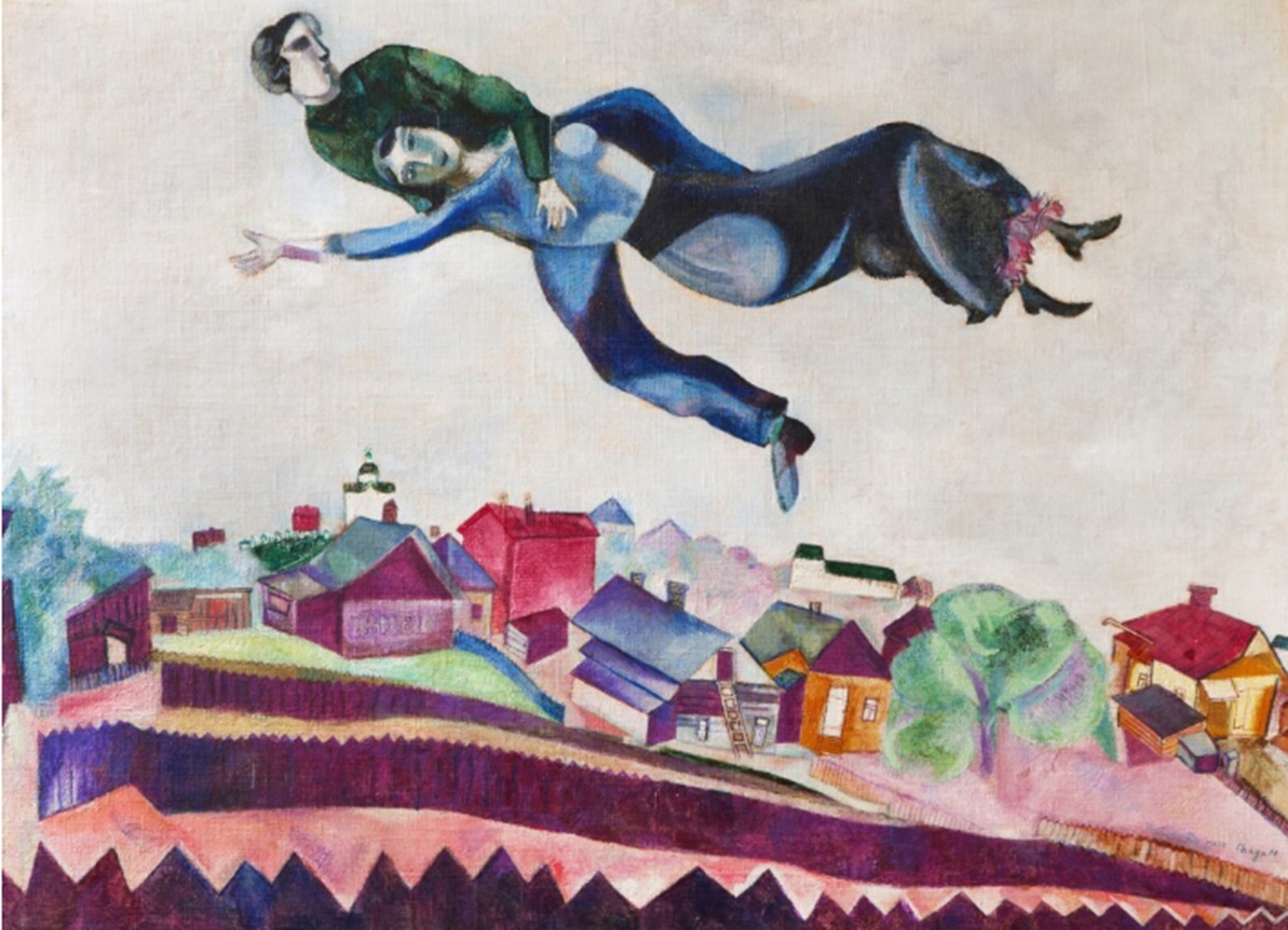 Легендарную «пару над городом» Шагала пустили с молотка на аукционе Sotheby's за 15 млн долларов