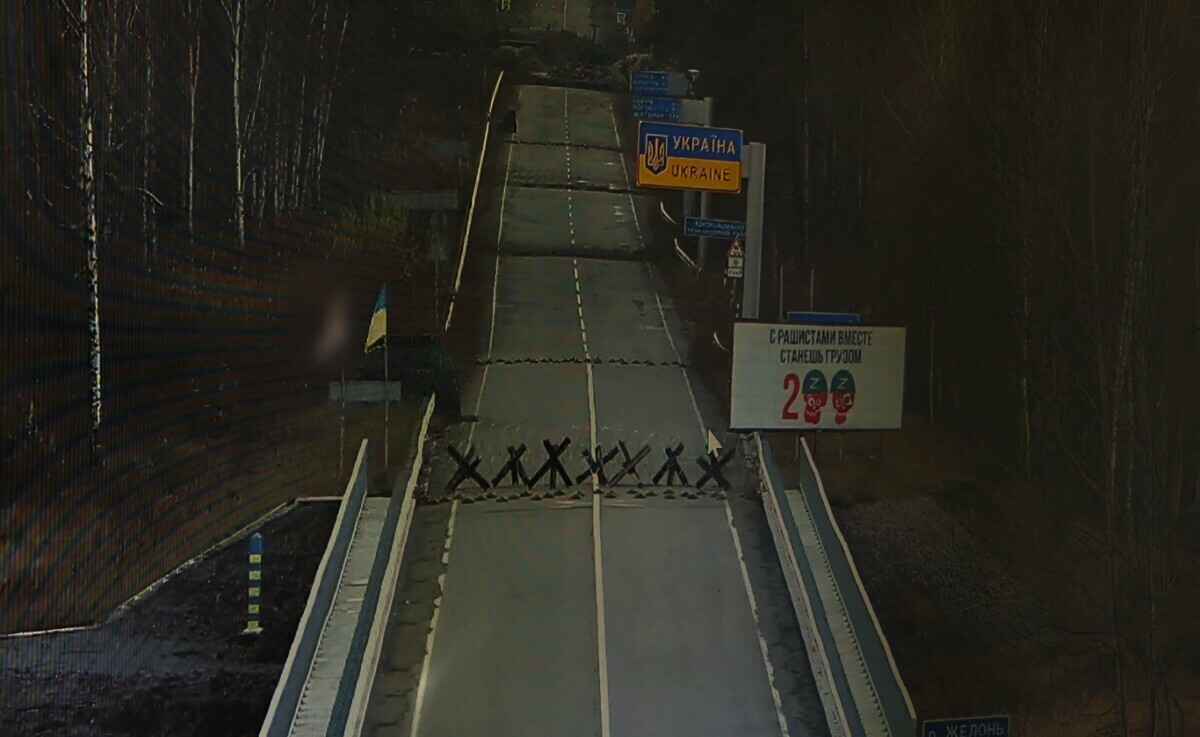 Фото: sb.by / Так выглядит участок границы на украинской территории