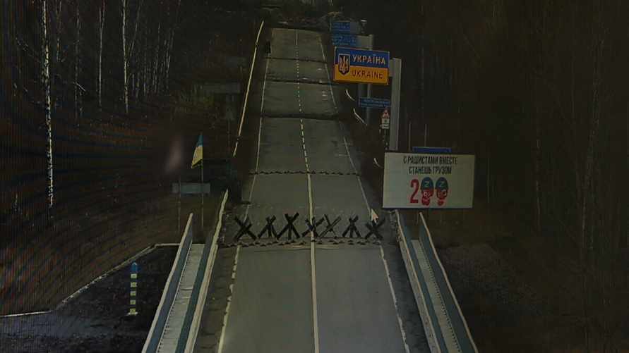 Фото: sb.by / Так выглядит участок границы на украинской территории