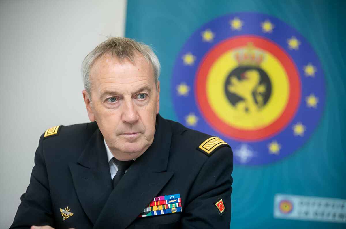 Главнокомандующий армией Бельгии Мишель Гофман.