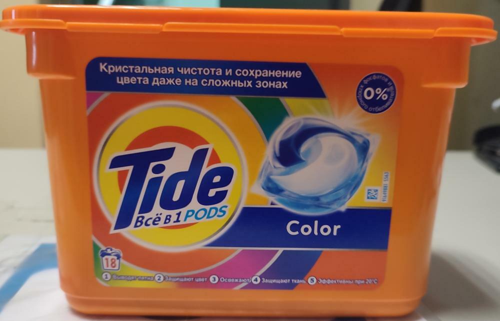 Госстандарт запретил в Беларуси стиральные капсулы Tide из-за слишком большой пены