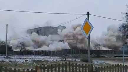 МЧС взорвало здание в Гродненской области