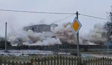 МЧС взорвало здание в Гродненской области