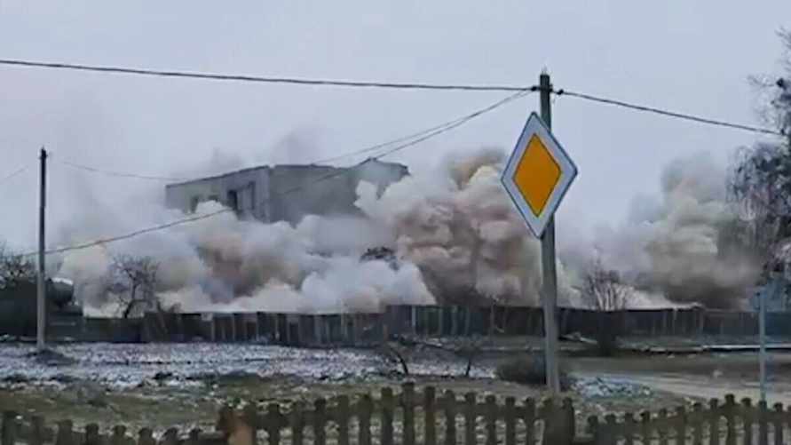 МЧС взорвало здание в Гродненской области