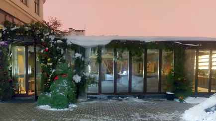 В Минске в ресторане загорелась елка. Что случилось?