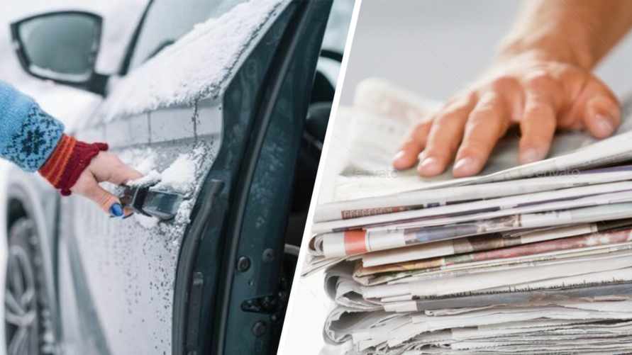 Зачем водителям обязательно брать в авто газету? Вот почему особенно полезно зимой