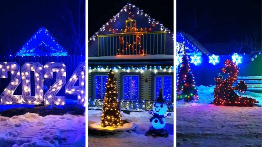 «Кто в этом доме живёт? Волшебники?» - Белорусы украсили свой дом к Новому году и покорили соцсети