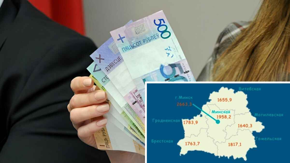 Разница с Минском больше 1000 рублей. В Белстате рассказали, где белорусы зарабатывают меньше всех