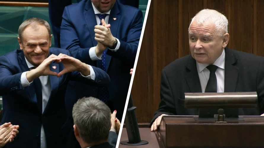 Сейм избрал Туска новым премьером Польши. Качиньский устроил скандал - "Не знаю, кто были твои бабушка и дедушка"