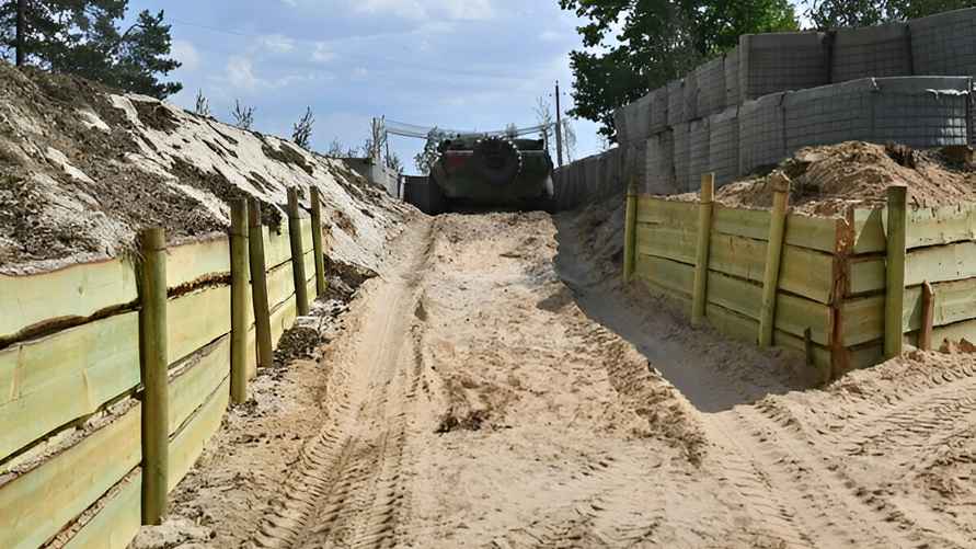 Так выглядит часть укрепрайона в Гомельской области Беларуси