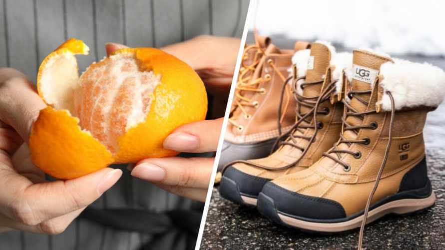 Зачем класть шкурки мандаринов в обувь? Помогут справится с одной неприятной проблемой