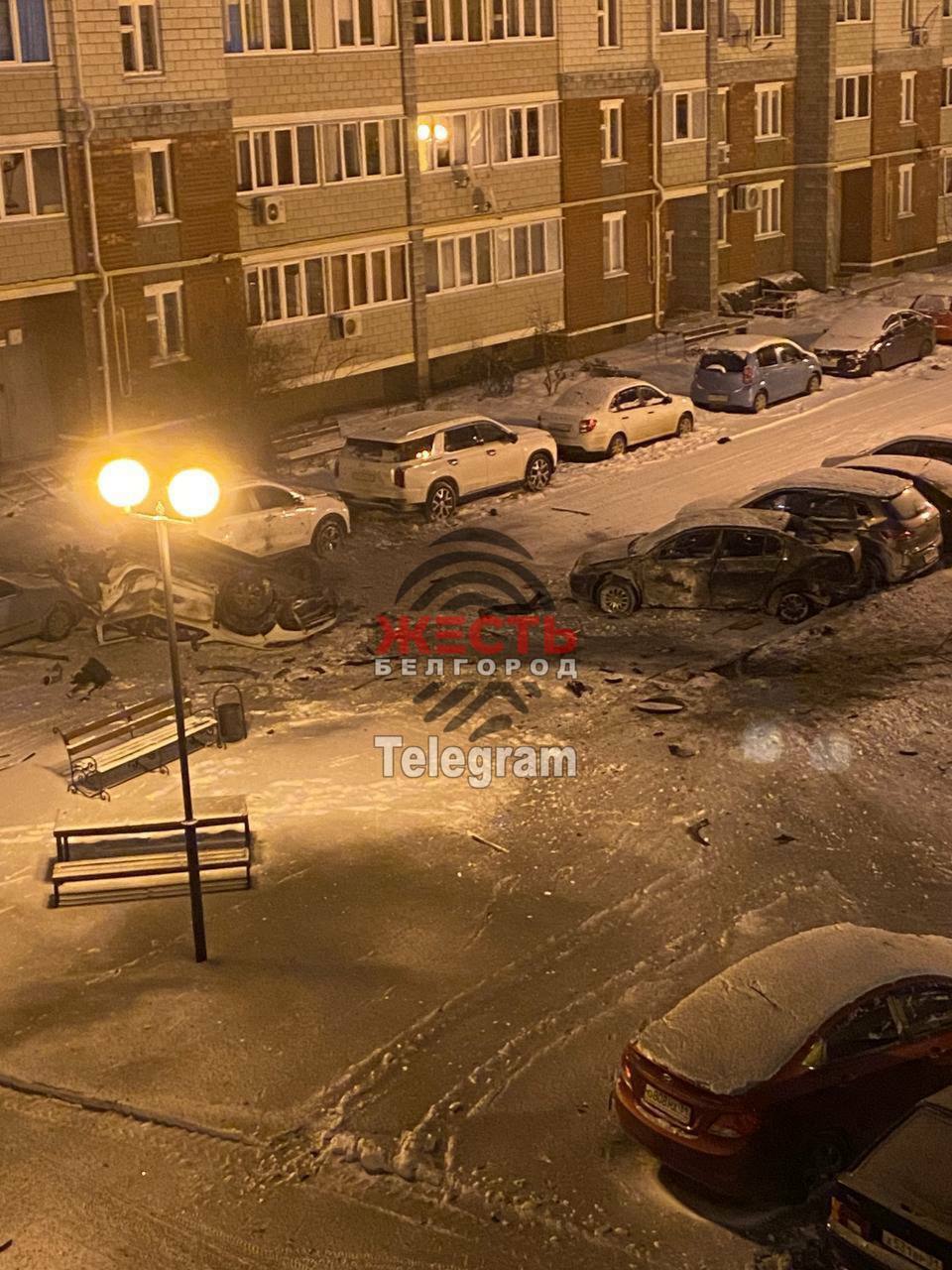 На видео попал прилёт снаряда во двор жилой многоэтажки в Белгороде -  Telegraf.news