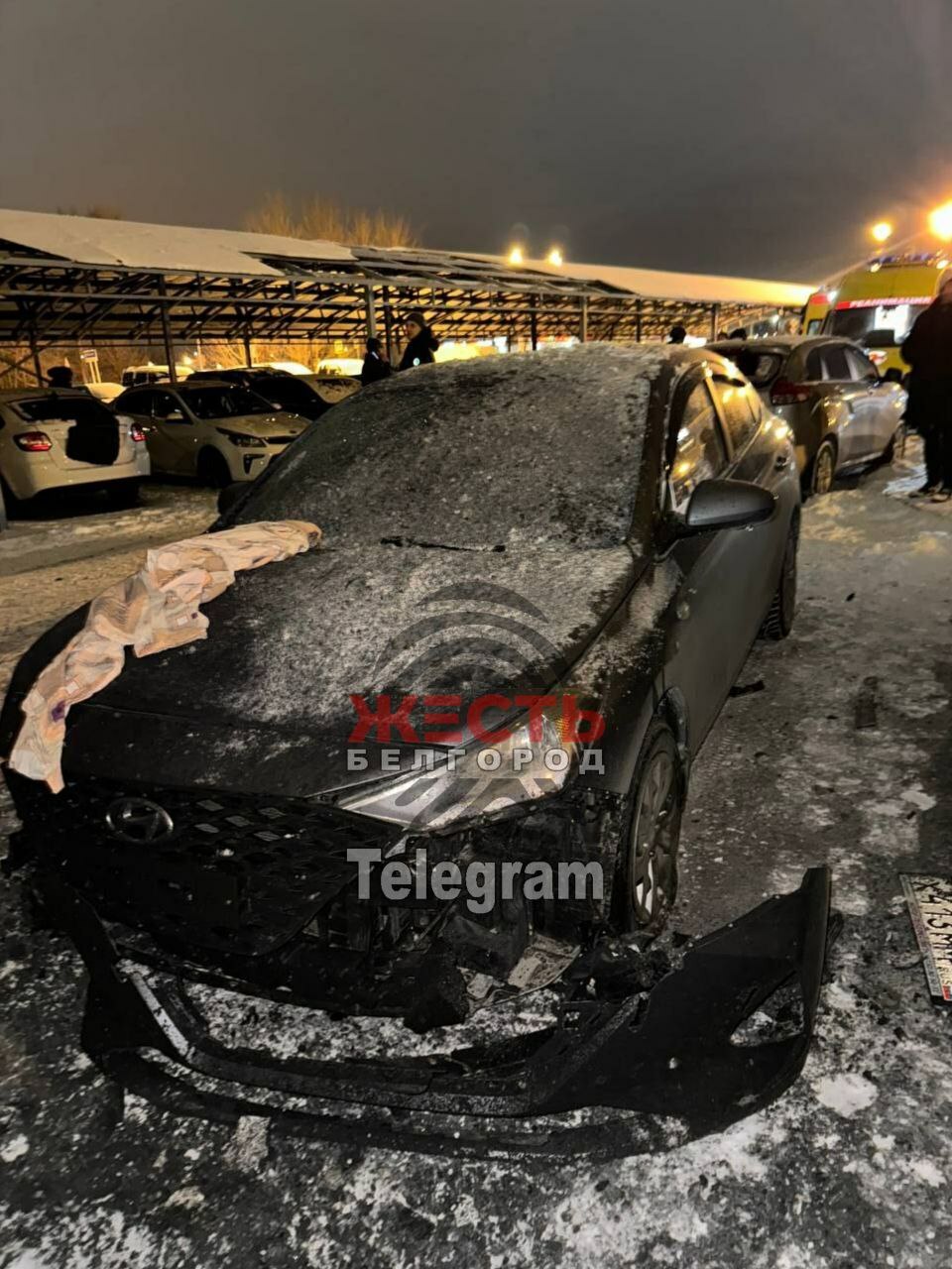 На видео попал прилёт снаряда во двор жилой многоэтажки в Белгороде -  Telegraf.news