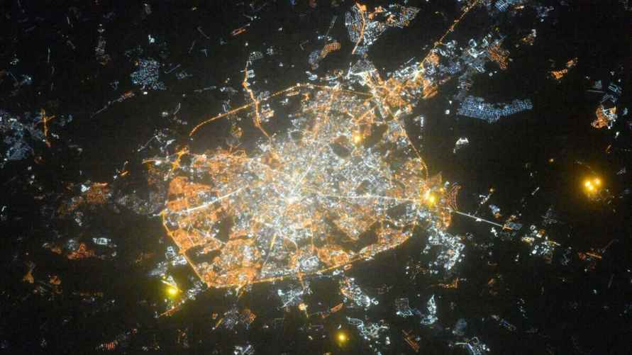 Фото Минска с МКС: тг-канал "Роскосмоса"