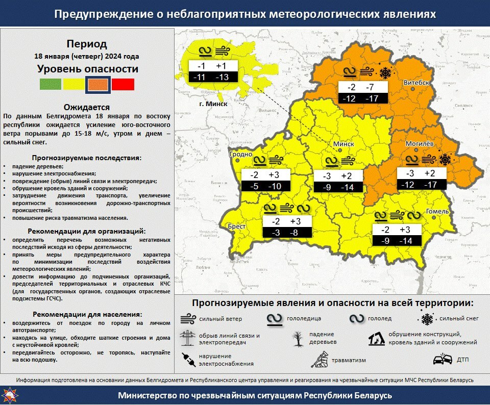 Минск встал в 10-балльных пробках из-за снегопада