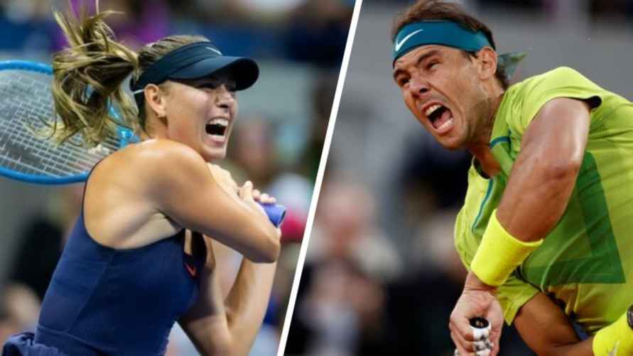 Мария Шарапова и Рафаэль Надаль.