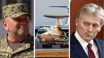 Песков не подтвердил сбитие двух российских самолётов украинцами. Залужный показал видео