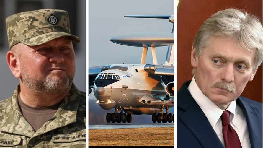 Песков не подтвердил сбитие двух российских самолётов украинцами. Залужный показал видео