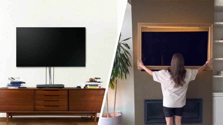 Превратите телевизор в произведение искусства. В TikTok показали простой и красивый дизайнерский трюк