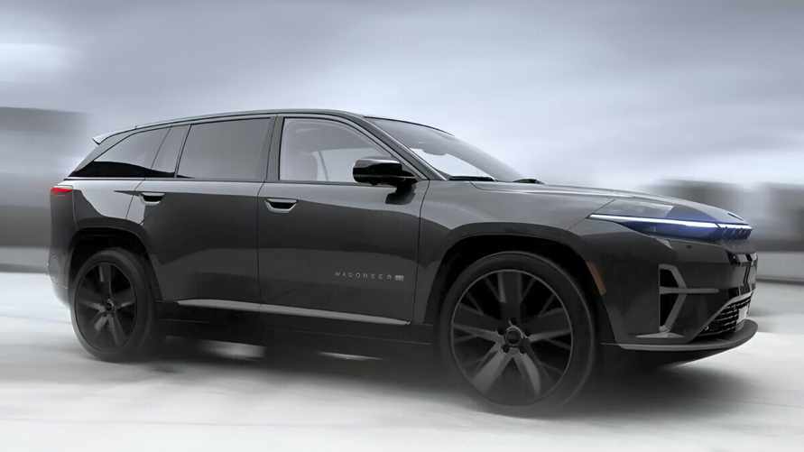 Jeep показал фото своего первого электрического внедорожника Wagoneer S