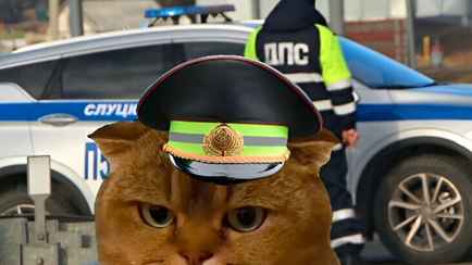 Вместо помады – лапой по морде. ГАИ Минщины рассказала мемами о том, как уберечь детей