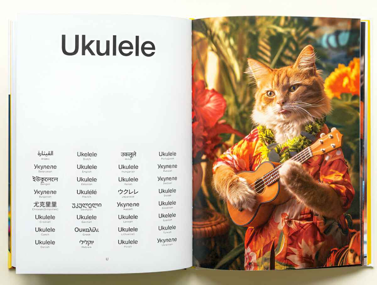 Белорус сделал для дочки букварь на 24 языках. В главных ролях – деловые коты