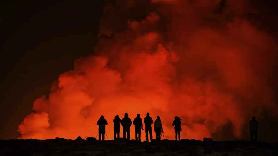 В Исландии началось новое извержение вулкана