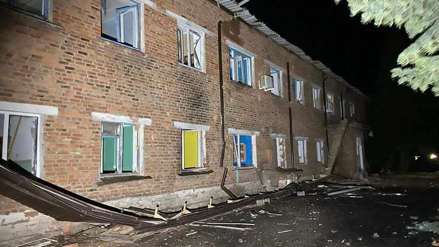 В Украине показали последствия удара авиабомб по больнице