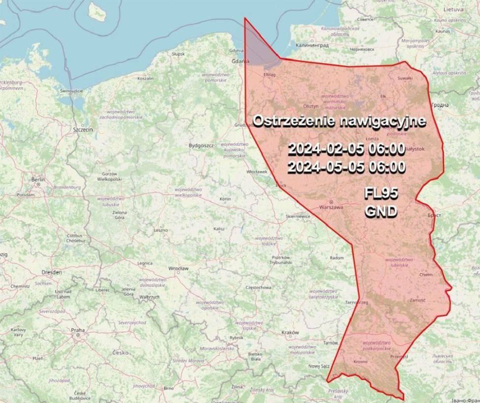 Польша предупредила об активизации военной авиации на границе с Беларусью