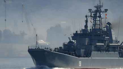 В Украине сообщили, что потопили «большой десантный корабль» РФ