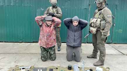 В КГБ показали задержанных на границе с Беларусью в ходе «чекистской военной операции»