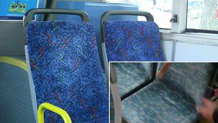 Почему сиденья в автобусах всегда такой странной расцветки? Это видео дало ответ